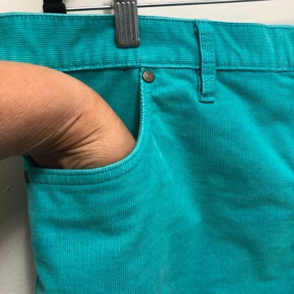 Carve Design Oahu Corduroy Cut Off Shorts Size 14 Color Blue - Picture 3 of 9